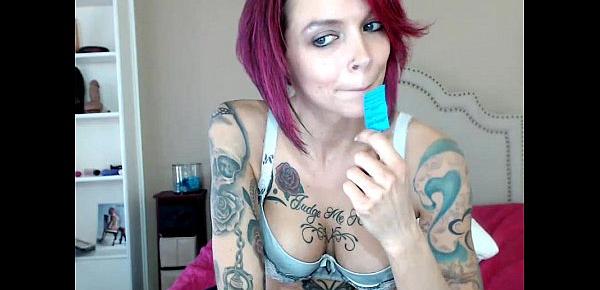  babe annabellpeaksxx flashing pussy on live webcam  - 6cam.biz